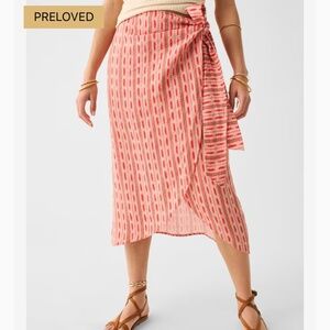 Faherty wrap skirt